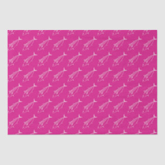 Papel De Seda Peixe Bonito Cachorro, Rosa-Rosa-Rosa-Quente