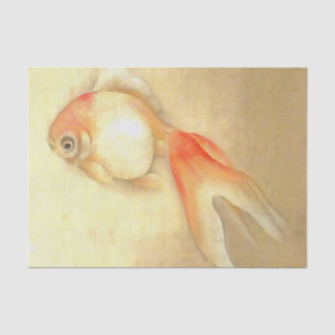 Papel De Seda Peixe Goldfish