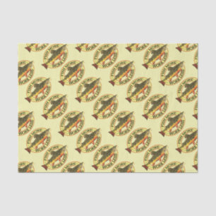 Papel De Seda Peixes cómicos mais - trabalhe menos pesca da