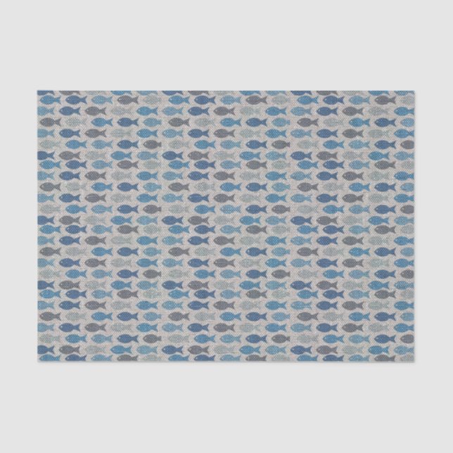 Papel De Seda Peixes de linho (Frente )