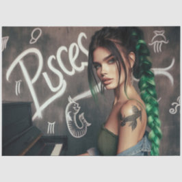 Papel De Seda Peixes: Dissociação de Piano Musical do Zodiac