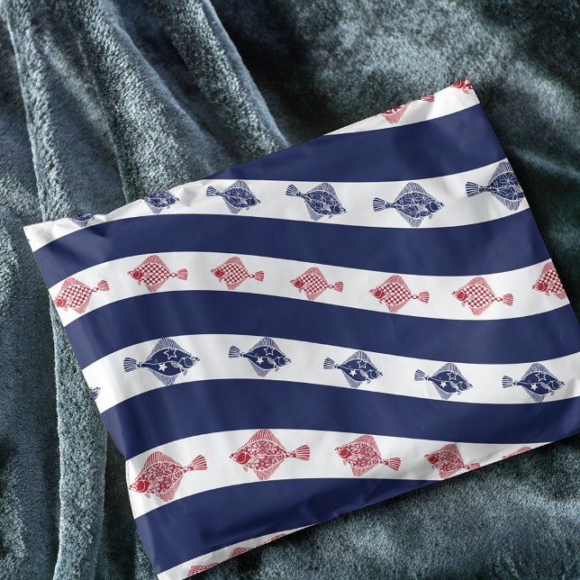 Papel De Seda Peixes e Bandas Azuis (Criador carregado)