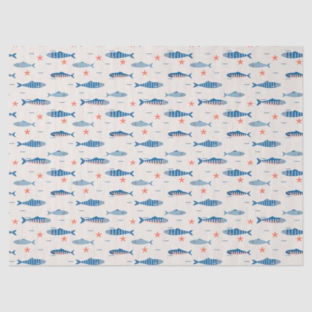 Papel De Seda Peixinhos (Frente )