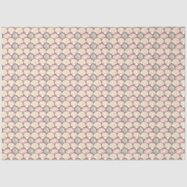 Papel De Seda Pela Série Sea Design 12 (Frente )