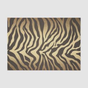 Papel De Seda Peles de Animais Estampa de Zebra Glamour Chic Dou