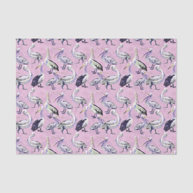 Papel De Seda Pelican Pattern (Frente )