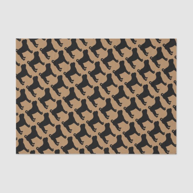 Papel De Seda Pelo amor dos cães xereiros chineses (Frente )