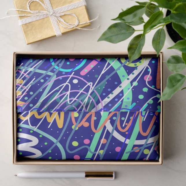 Papel De Seda Pelo Céu Noturno (Presente)