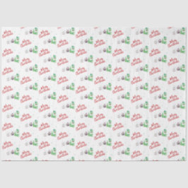 Papel De Seda Pena da Vila de inverno Feliz Natal