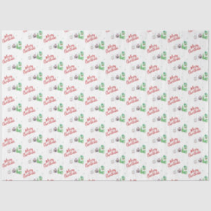 Papel De Seda Pena da Vila de inverno Feliz Natal