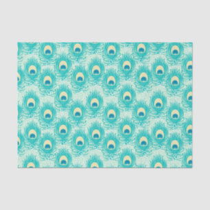 Papel De Seda Pena de pavão