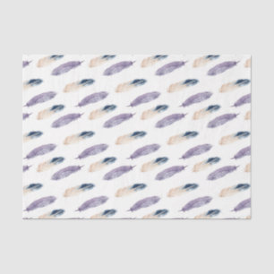 Papel De Seda Penas Roxas (Design 6 da Série Purple)