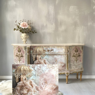 Papel De Seda Penas & Tule, Cisne Romântico & Senhora Elegante 