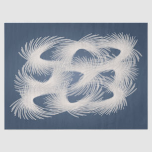 Papel De Seda Penas voadoras brancas