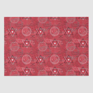 Papel De Seda Pentagrama de Witchy Halloween Wiccan