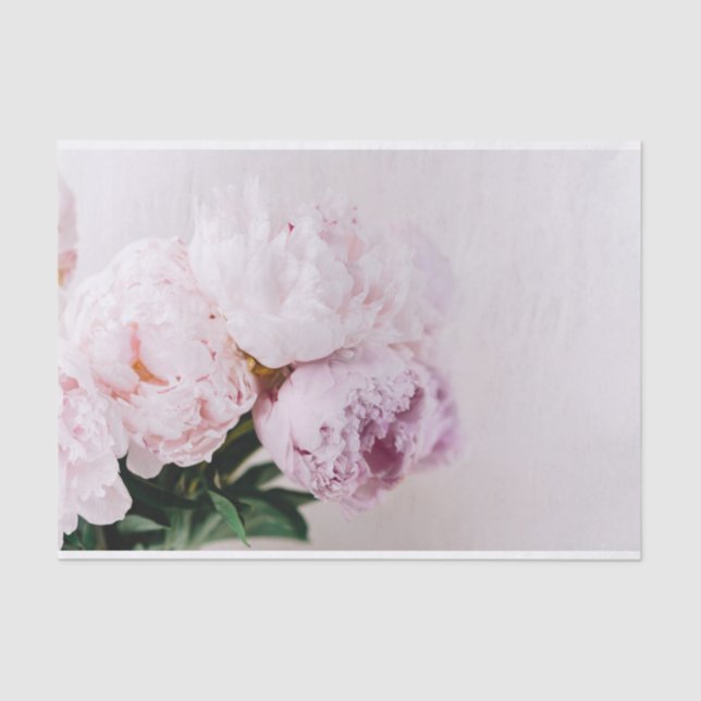 Papel De Seda Peony Decoupage Paper Esquerdo (Frente )