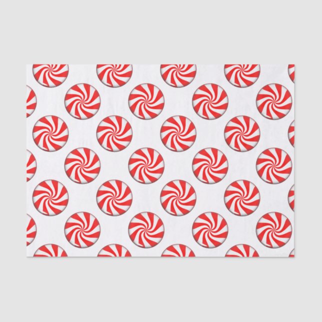 Papel De Seda Peppermint Candy (Frente )