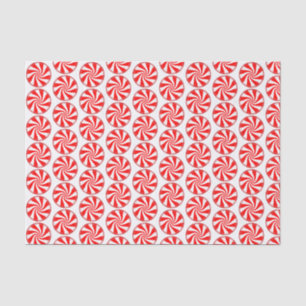 Papel De Seda Pepperminto Doces de Natal