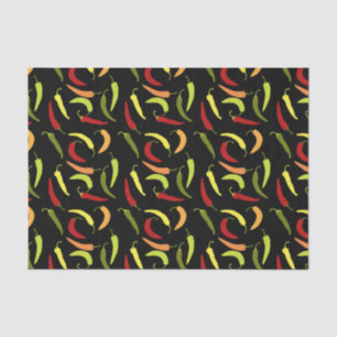 Papel De Seda Peppers Vermelhos Cinco de Mayo Comida picante mex