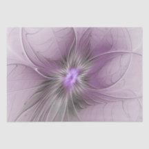 Pequena Beleza Moderno Cinza Mauve Arte Fractal Fl