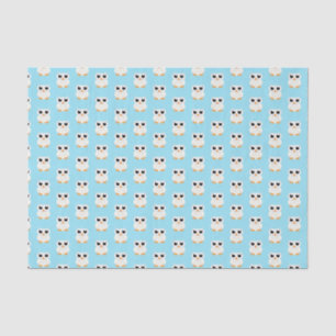 Papel De Seda "Pequena Coruja Branca"
