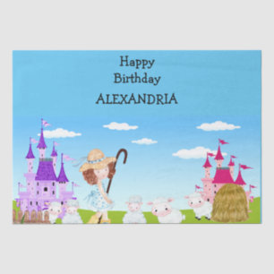Papel De Seda Pequeno Bo Peep Novas Crianças Divertidas Fábricas