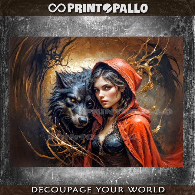 Papel De Seda Pequeno capô de equitação vermelha na verdade ama  (Criador carregado)