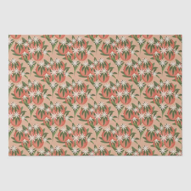 Papel De Seda Pequeno Cutie Clementine Rosa (Frente )