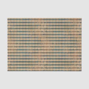 Papel De Seda Pequeno Padrão de Diamante Harlequin