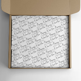 Papel De Seda Pequeno Script de Empresas Nome e Pacote de Sites