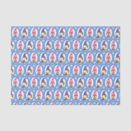Papel De Seda Pequenos Gnomos da Páscoa