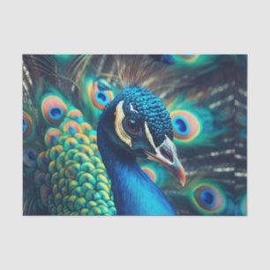 Papel De Seda Perfil Peacock