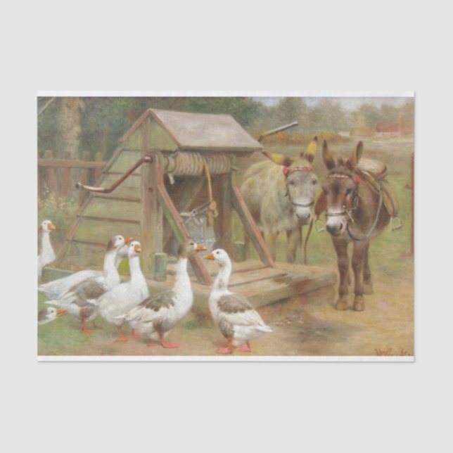 Papel De Seda Pergunta Bebida de Herbert William Weekes (Frente )