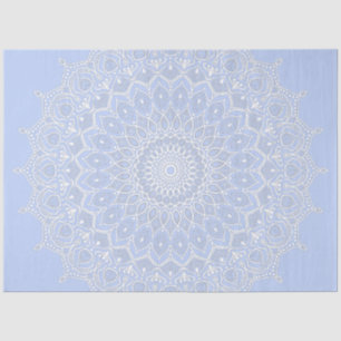 Papel De Seda Periwinkle Mandala - Bora em Juniper Berry