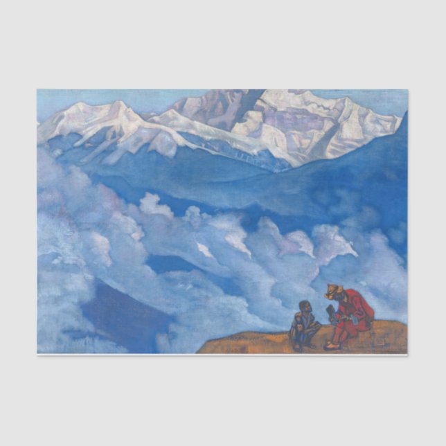 Papel De Seda Pérola de Busca de Nicholas Roerich (Frente )