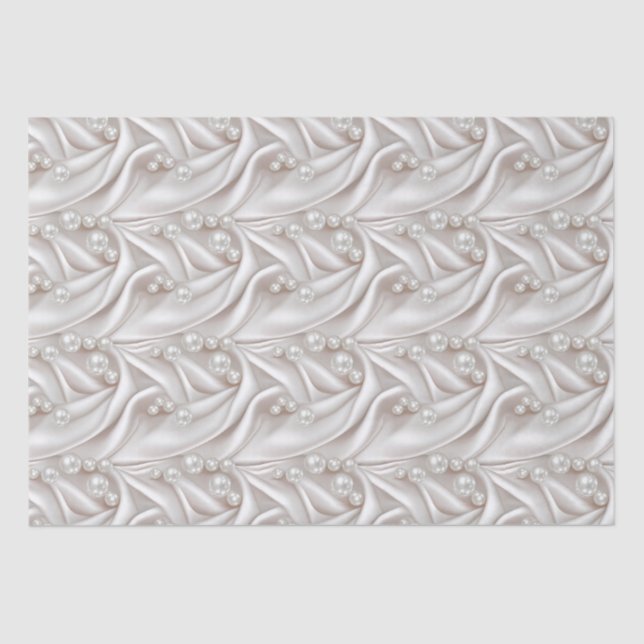 Papel De Seda Pérolas e Seda (Frente )