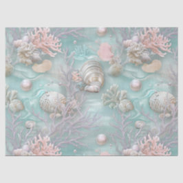 Papel De Seda Pérolas sob o Mar