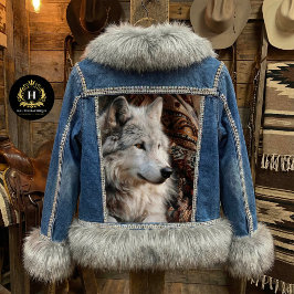 Papel De Seda Persian Rug White Wolf Portrait