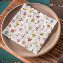 Personagens de desenho animados padrão sem falhas