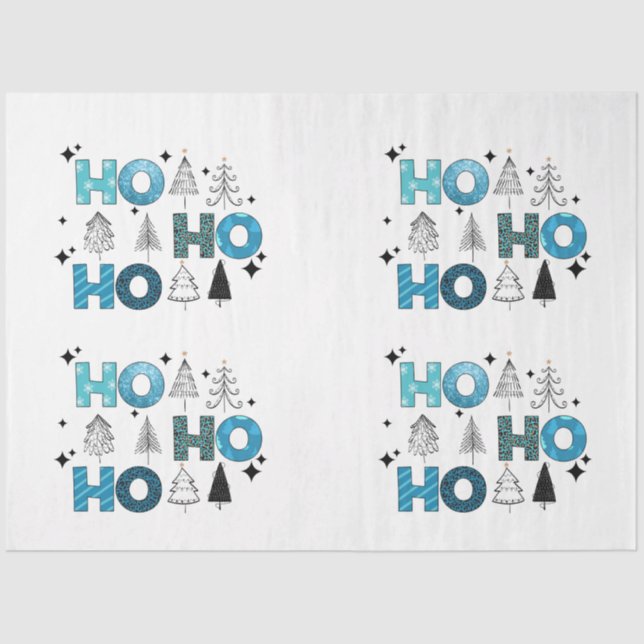 Papel De Seda Personalização do Papai Noel (Frente )