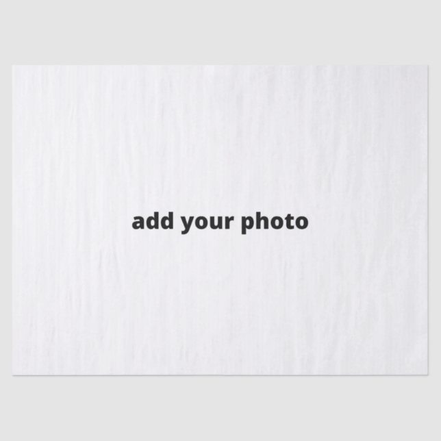 Papel De Seda personalizado adicionar seu natal de fotos persona (Frente )