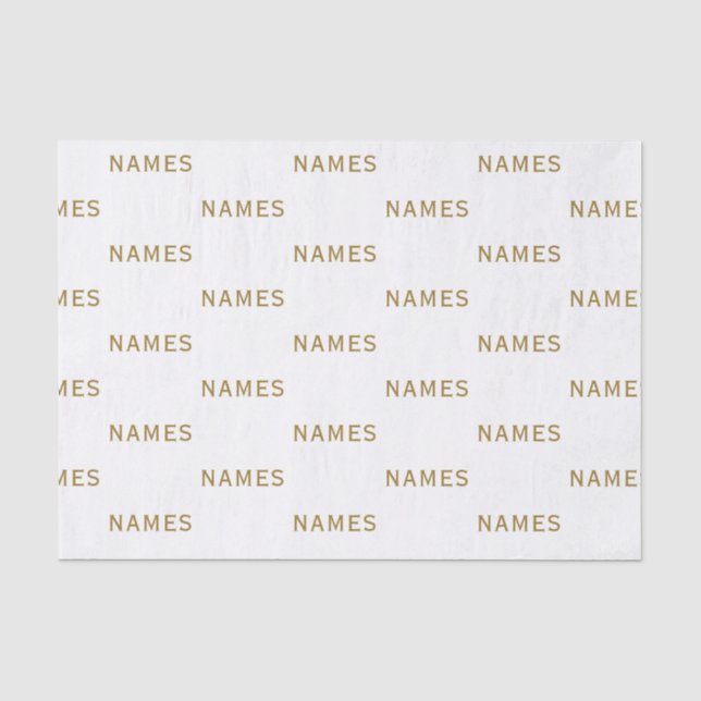 Papel De Seda Personalizado Com Sobrenome ou Apelido Neles (Frente )