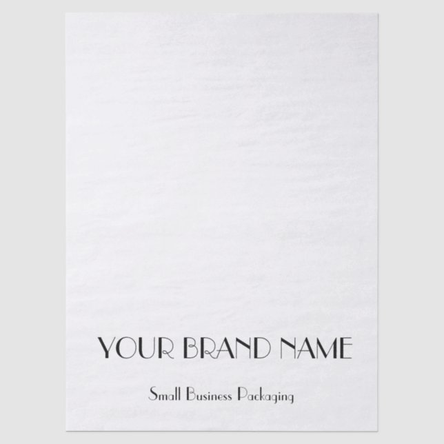 Papel de seda personalizado minimalista para peque (Frente )