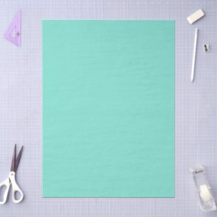 Papel De Seda Personalizado minimalista verde menta