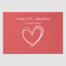 Personalizar a Forma do Coração Vermelho Personali