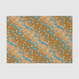 Papel De Seda Personalizar o Estilo Dourado da Solha Jasmine