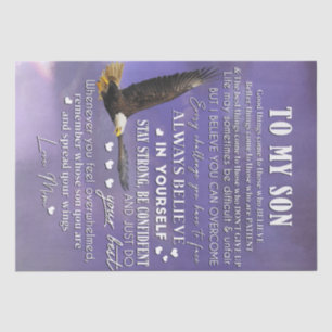 Papel De Seda Personalizar O Meu Filho Do Presente Da Mãe Do Amo