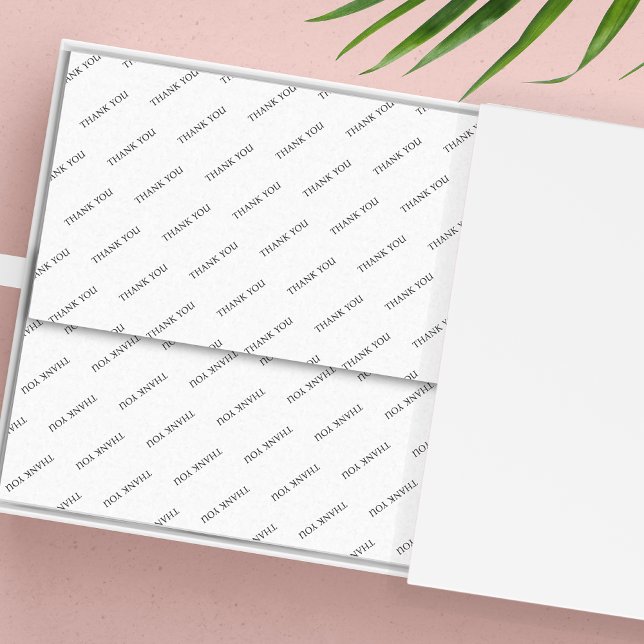 Papel De Seda Personalizar Obrigado Empresa (Criador carregado)