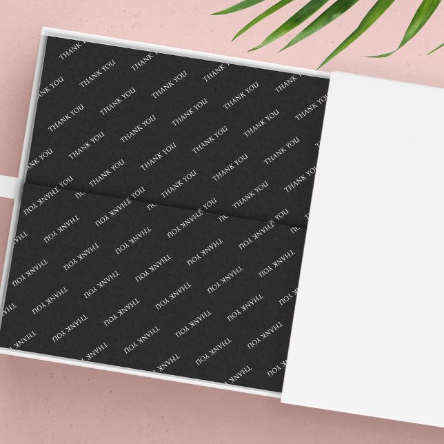 Papel De Seda Personalizar Obrigado Empresa (Criador carregado)