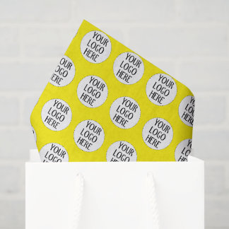 Papel De Seda Personalize o padrão do logotipo da sua empresa em